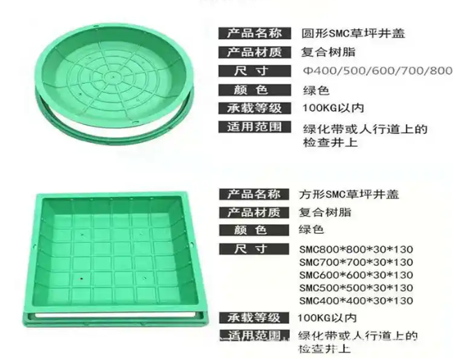 石河子树脂复合种植井盖展示